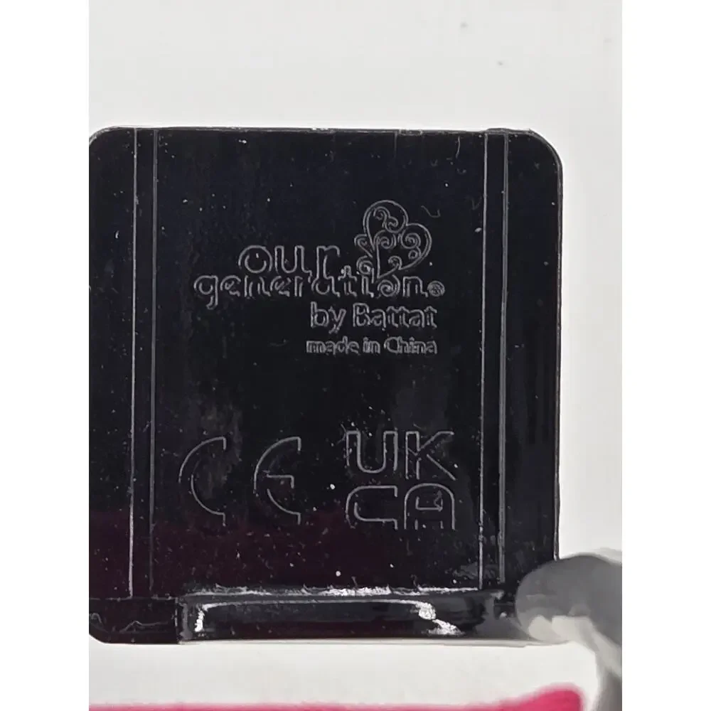 Our Generation Doll Wheelchair Pink Silver Fits 18